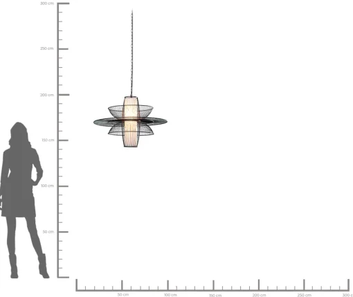 KARE Design Lampadario dal design moderno in acciaio - Cappello Opposto - KARE> Lampadari E Lampade A Sospensione