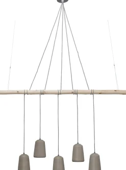 KARE Design Lampadario dal design moderno in legno e cemento - Dining Concrete cinque - KARE></noscript> Lampadari E Lampade A Sospensione