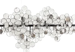 KARE Design Lampadario dal design moderno Clouds Clear in acciaio e vetro - KARE> Lampadari E Lampade A Sospensione