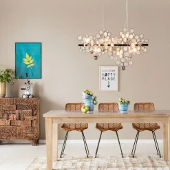 KARE Design Lampadario dal design moderno Clouds Clear in acciaio e vetro - KARE></noscript> Lampadari E Lampade A Sospensione