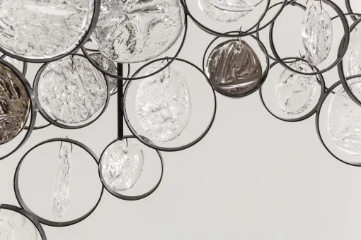 KARE Design Lampadario dal design moderno Clouds Clear in acciaio e vetro - KARE> Lampadari E Lampade A Sospensione