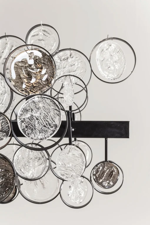 KARE Design Lampadario dal design moderno Clouds Clear in acciaio e vetro - KARE> Lampadari E Lampade A Sospensione