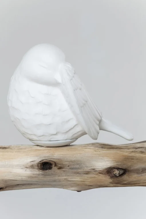 KARE Design Lampadario di design con asta in legno e 5 punti luce in ceramica a forma di uccellini - Animal Dining Birds - KARE> Lampadari E Lampade A Sospensione