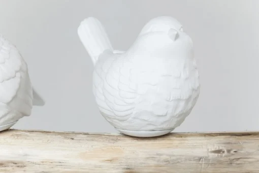KARE Design Lampadario di design con asta in legno e 5 punti luce in ceramica a forma di uccellini - Animal Dining Birds - KARE> Lampadari E Lampade A Sospensione