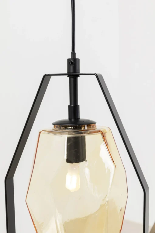 KARE Design Lampadario Diamond Fever Dining nero 17cm - KARE> Lampadari E Lampade A Sospensione