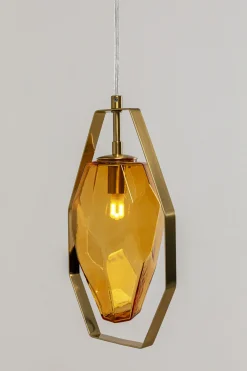 KARE Design Lampadario Diamond Fever Dining ottone 17cm - KARE></noscript> Lampadari E Lampade A Sospensione