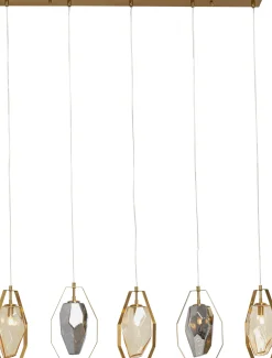 KARE Design Lampadario Diamond Fever Dining ottone 110cm - KARE> Lampadari E Lampade A Sospensione