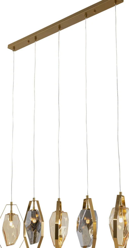 KARE Design Lampadario Diamond Fever Dining ottone 110cm - KARE> Lampadari E Lampade A Sospensione