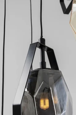 KARE Design Lampadario Diamond Fever Spiral nero Ø42cm - KARE></noscript> Lampadari E Lampade A Sospensione