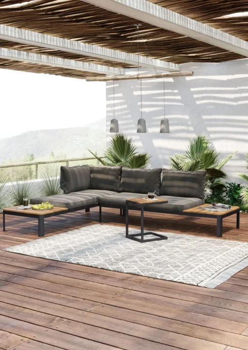 KARE Design Lampadario Dining Concrete Nero Tre - KARE> Lampadari E Lampade A Sospensione