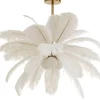 KARE Design Lampadario Feather Palm bianco Ø87cm - KARE> Lampadari E Lampade A Sospensione