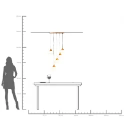 KARE Design Lampadario Gocce 70x140cm - KARE></noscript> Lampadari E Lampade A Sospensione