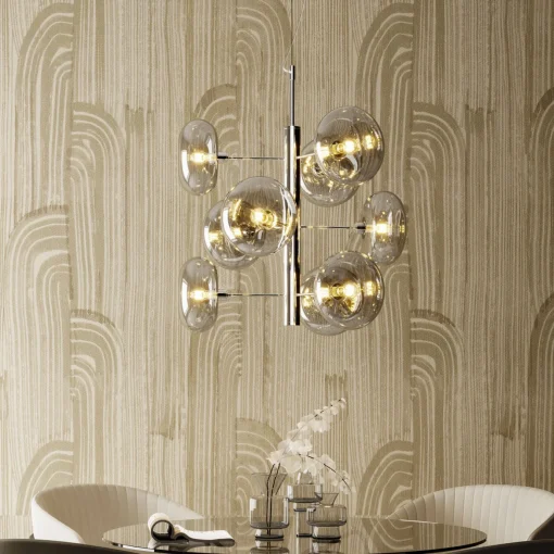 KARE Design Lampadario Headlight cromato - KARE> Lampadari E Lampade A Sospensione