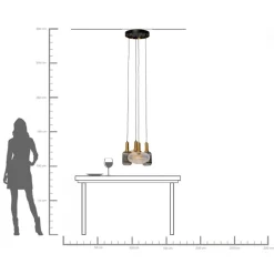 KARE Design Lampadario Lobby Quattro Ø50cm - KARE> Lampadari E Lampade A Sospensione