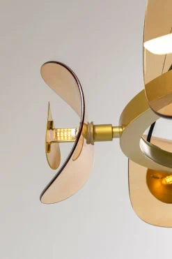 KARE Design Lampadario Mariposa ottone Ø81cm - KARE></noscript> Lampadari E Lampade A Sospensione
