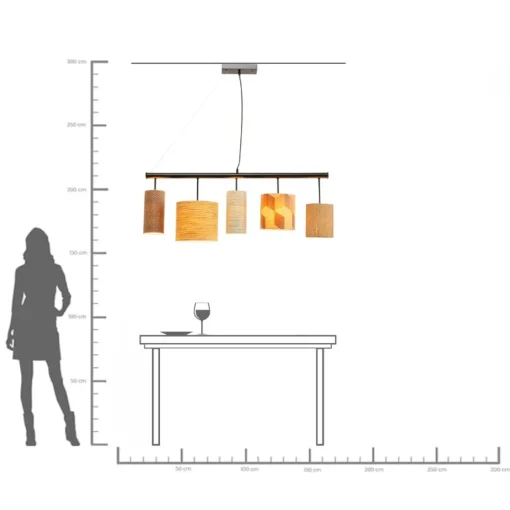 KARE Design Lampadario Parecchi Texture 150cm - KARE> Lampadari E Lampade A Sospensione