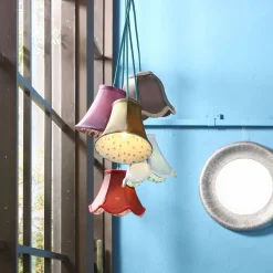 KARE Design Lampadario Pendente  "Saloon Flowers 5" paralumi - KARE> Lampadari E Lampade A Sospensione