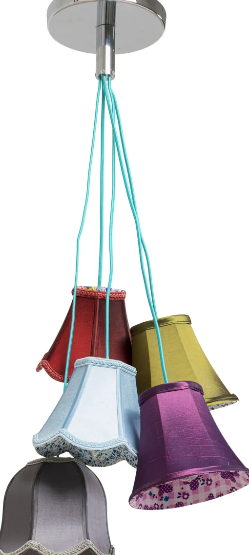 KARE Design Lampadario Pendente  "Saloon Flowers 5" paralumi - KARE> Lampadari E Lampade A Sospensione