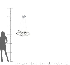 KARE Design Lampadario Saturn Led Cromo Grande - KARE></noscript> Lampadari E Lampade A Sospensione