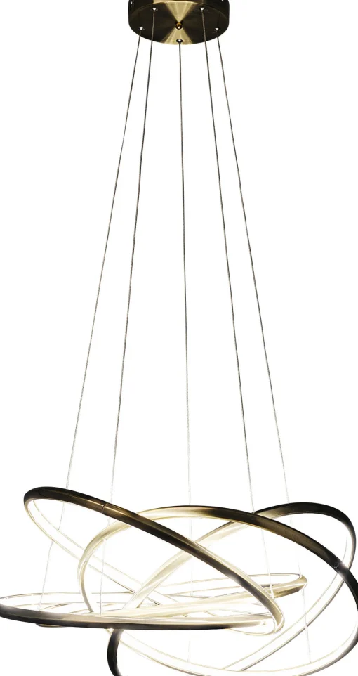 KARE Design LAMPADARIO SATURN LED ORO GRANDE - KARE> Lampadari E Lampade A Sospensione