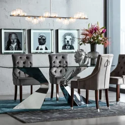 KARE Design LAMPADARIO SCALA BALLS CHROMO 150CM - KARE> Lampadari E Lampade A Sospensione
