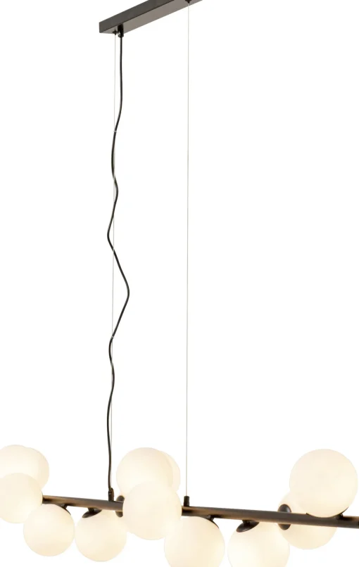 KARE Design Lampadario Scala Balls nero 150cm - KARE> Lampadari E Lampade A Sospensione