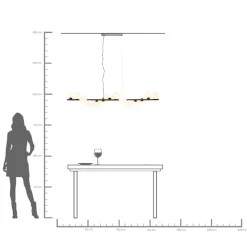 KARE Design Lampadario Scala Balls nero 150cm - KARE></noscript> Lampadari E Lampade A Sospensione