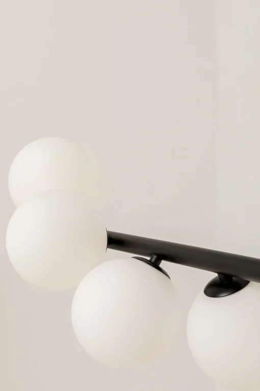 KARE Design Lampadario Scala Balls nero 150cm - KARE> Lampadari E Lampade A Sospensione