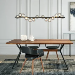 KARE Design LAMPADARIO SCALA BALLS NERO 150CM - KARE> Lampadari E Lampade A Sospensione