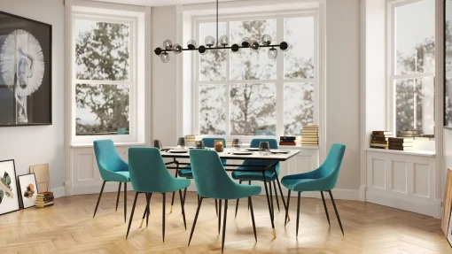KARE Design LAMPADARIO SCALA BALLS NERO 150CM - KARE> Lampadari E Lampade A Sospensione