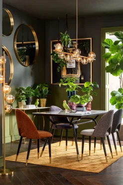 KARE Design LAMPADARIO SCALA BALLS OTTONE 150CM - KARE></noscript> Lampadari E Lampade A Sospensione