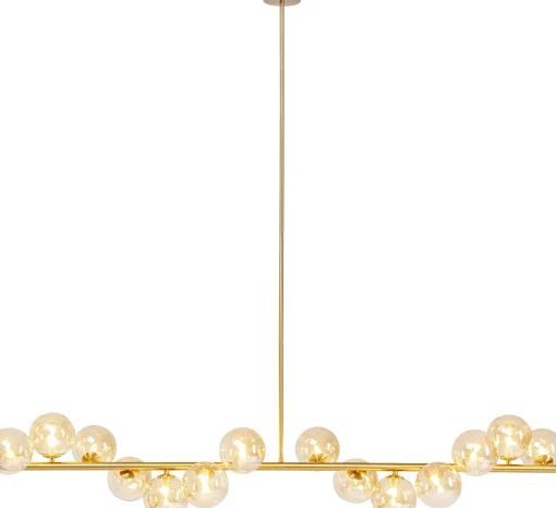 KARE Design LAMPADARIO SCALA BALLS OTTONE 150CM - KARE> Lampadari E Lampade A Sospensione