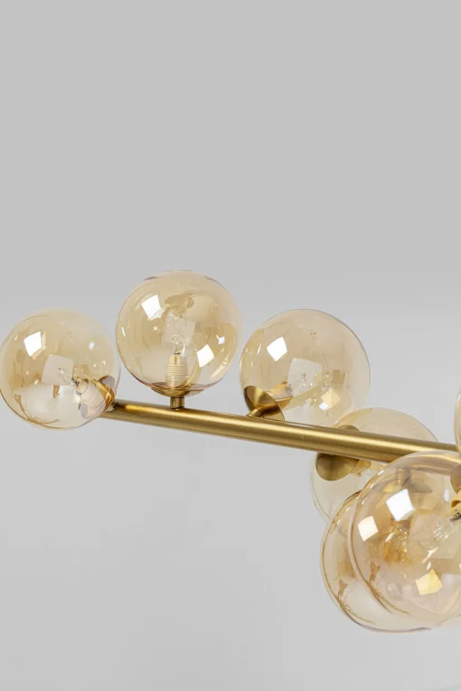 KARE Design LAMPADARIO SCALA BALLS OTTONE 150CM - KARE> Lampadari E Lampade A Sospensione