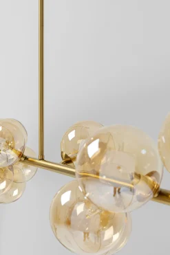 KARE Design LAMPADARIO SCALA BALLS OTTONE 150CM - KARE></noscript> Lampadari E Lampade A Sospensione