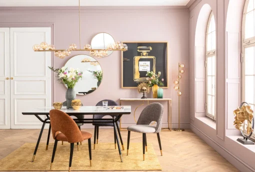 KARE Design LAMPADARIO SCALA BALLS OTTONE 150CM - KARE> Lampadari E Lampade A Sospensione