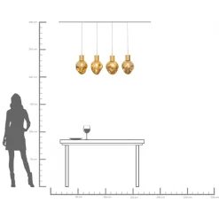KARE Design Lampadario Supernova Amber 110cm - KARE></noscript> Lampadari E Lampade A Sospensione