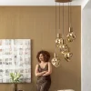 KARE Design Lampadario Supernova Amber Cinque Ø50cm - KARE> Lampadari E Lampade A Sospensione