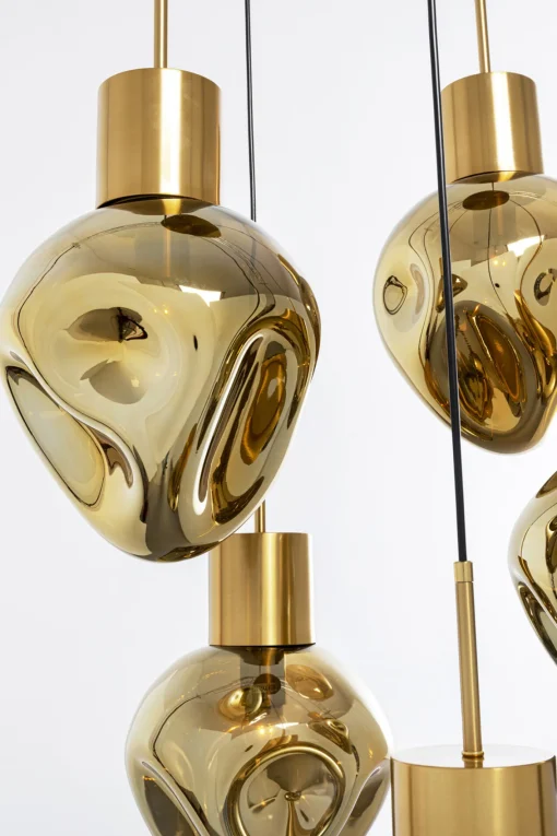 KARE Design Lampadario Supernova Amber Cinque Ø50cm - KARE> Lampadari E Lampade A Sospensione