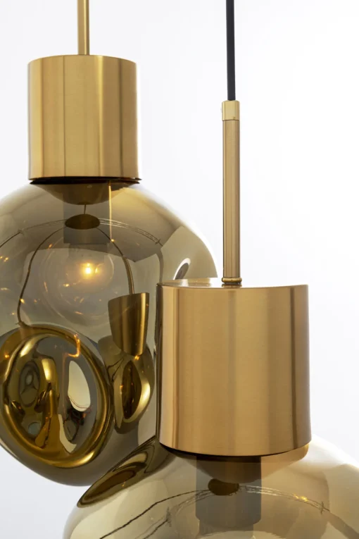 KARE Design Lampadario Supernova Ambra Tre Ø45cm - KARE> Lampadari E Lampade A Sospensione
