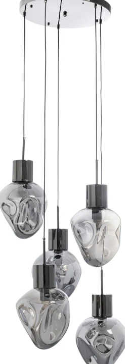 KARE Design Lampadario Supernova Smoky Cinque Ø50cm - KARE></noscript> Lampadari E Lampade A Sospensione