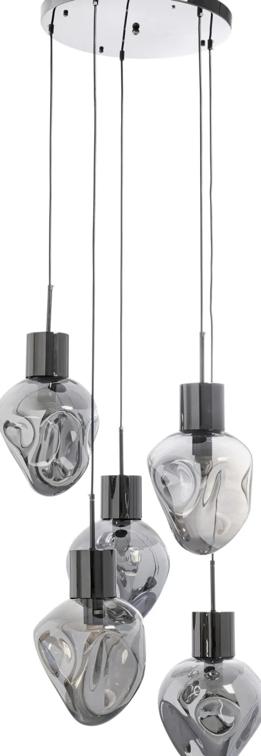 KARE Design Lampadario Supernova Smoky Cinque Ø50cm - KARE> Lampadari E Lampade A Sospensione