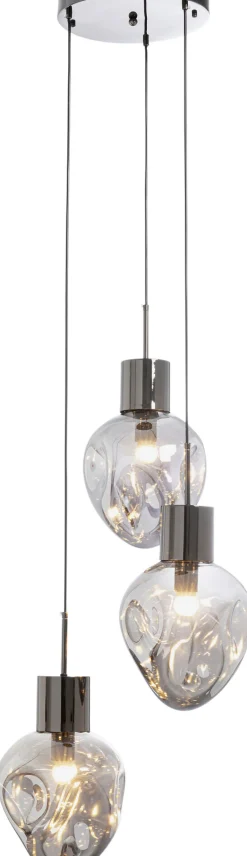 KARE Design Lampadario Supernova Smoky Tre Ø45cm - KARE> Lampadari E Lampade A Sospensione