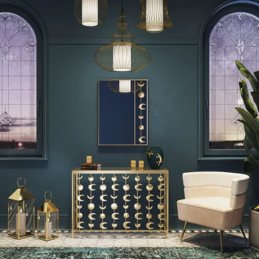 KARE Design LAMPADARIO SWING IRON TRE ORO - KARE> Lampadari E Lampade A Sospensione