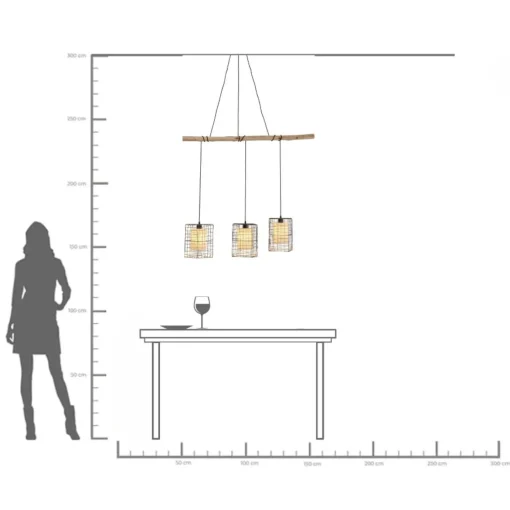 KARE Design Lampadario Three Grids 120cm - KARE> Lampadari E Lampade A Sospensione