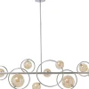 KARE Design Lampadario Universe cromo 110cm - KARE> Lampadari E Lampade A Sospensione