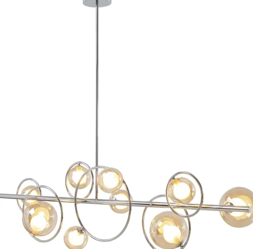 KARE Design Lampadario Universe cromo 110cm - KARE> Lampadari E Lampade A Sospensione