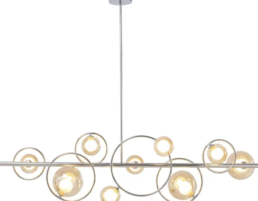 KARE Design Lampadario Universe cromo 110cm - KARE> Lampadari E Lampade A Sospensione