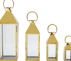 KARE Design LANTERNA GIARDINO ORO (4/SET) - KARE> Lanterne