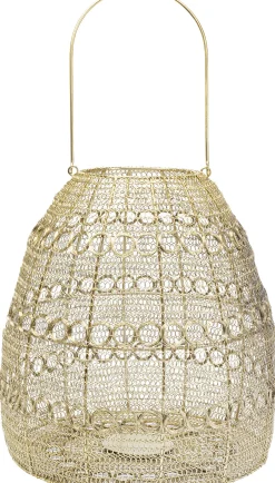KARE Design Lanterna Hayat Cone ottone 37cm - KARE> Lanterne