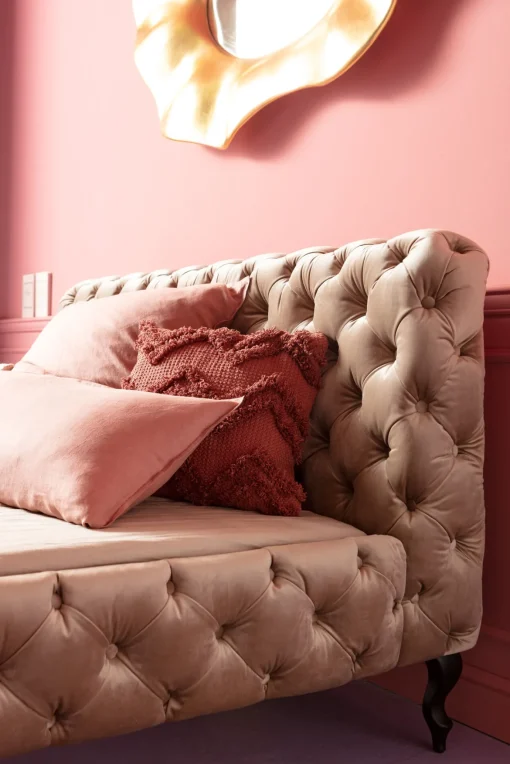 KARE Design Letto Desire velluto ecru 180x200cm - KARE> Letti